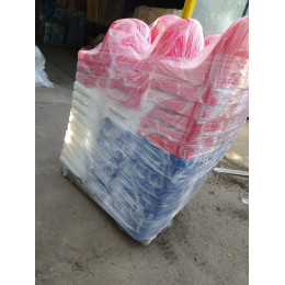 Кресла пластиковые для стадиона 30 шт (триколор)