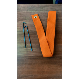 Разметка площадки для волейбола 9х18м - оранжевый (ленты)