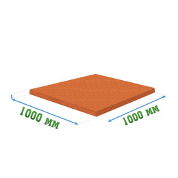 Резиновое покрытие 1000x1000x20мм для бассейнов - Pool