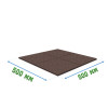 Напольное покрытие 500x500x20мм Standart