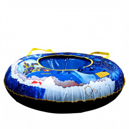 Сноутьюб V76 с рисунком ROBOBOT-3 Дизайнерский рисунок. Диаметр чехла - 107 см